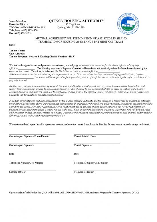 picture Termination Agreement Template 47481 | Mutual Agreement For Termination