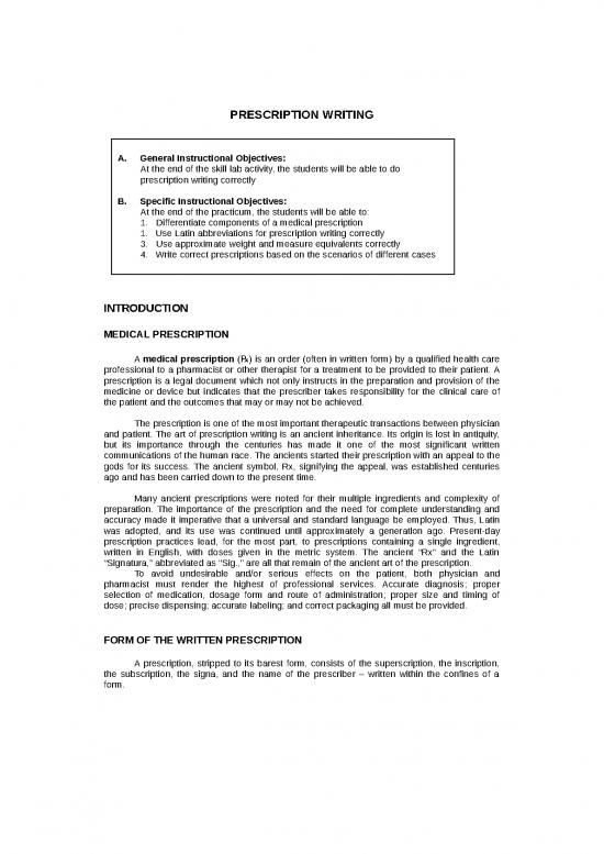 picture_Prescription Writing