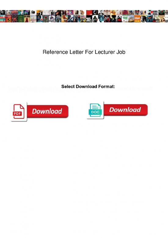 picture Letter Pdf 49269 | Reference Letter For Lecturer Job
