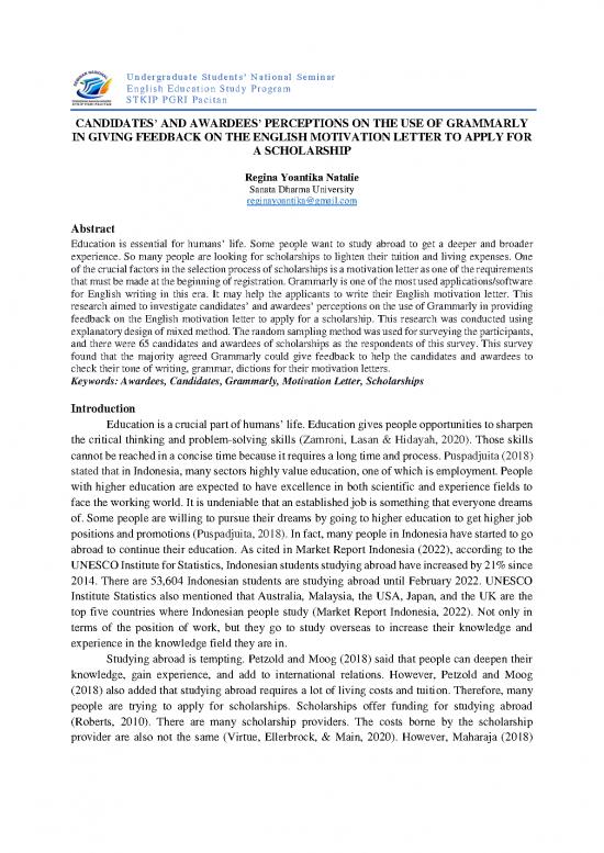 picture Scholarship Application Letter Sample Pdf 48111 | Regina Yoantika Candidates