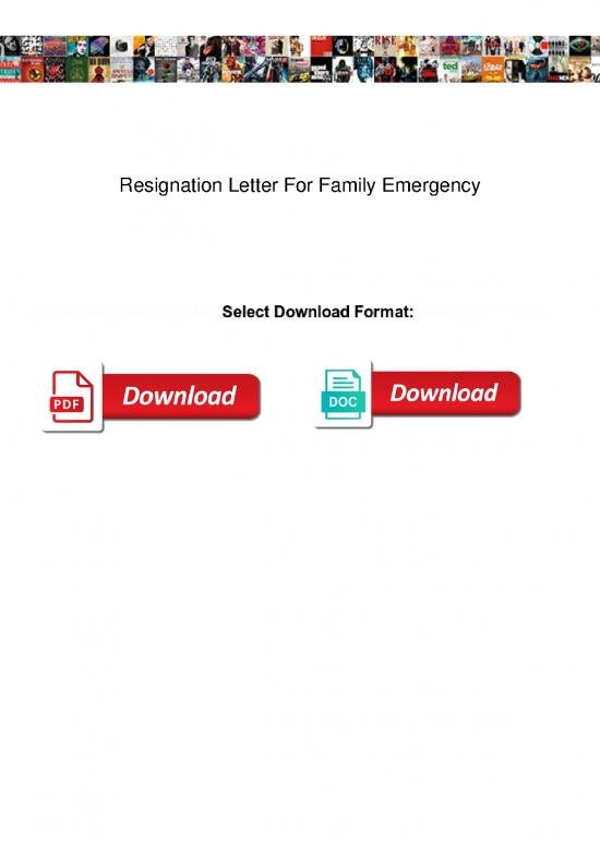 Letter Pdf 48244 Resignation Letter For Family Emergency   Gbr1 Resignation Letter For Family Emergency 