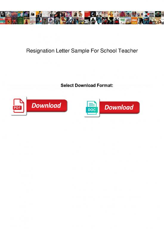 picture1_Letter Pdf 47569 | Resignation Letter Sample For School Teacher