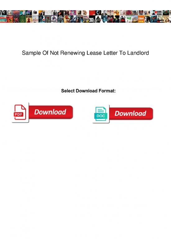 picture1_Letter Pdf 48406 | Sample Of Not Renewing Lease Letter To Landlord