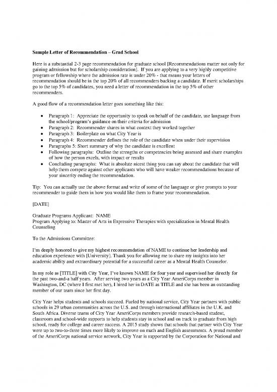 picture Letter Pdf 47604 | Sample Recommendation   Grad