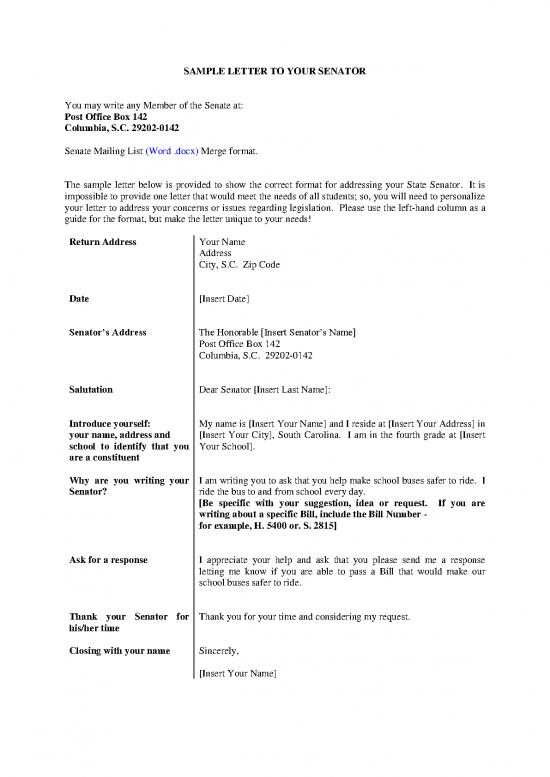 picture_Letter Pdf 48937 | Samplelettertoyoursenator