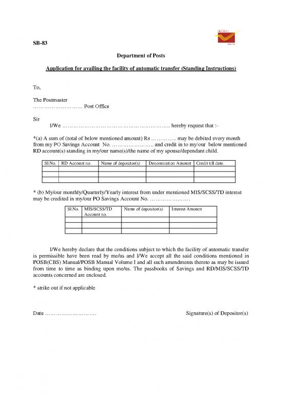 picture_Application Format Pdf 48747 | Sb 83 Application For Automatic Transfer From Sb To Rd