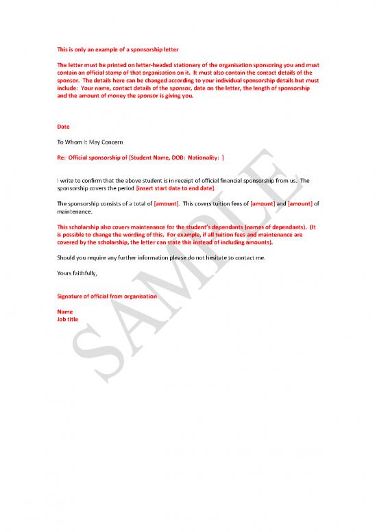 picture Scholarship Application Letter Sample Pdf 48321 | Scholarship Letter Sample