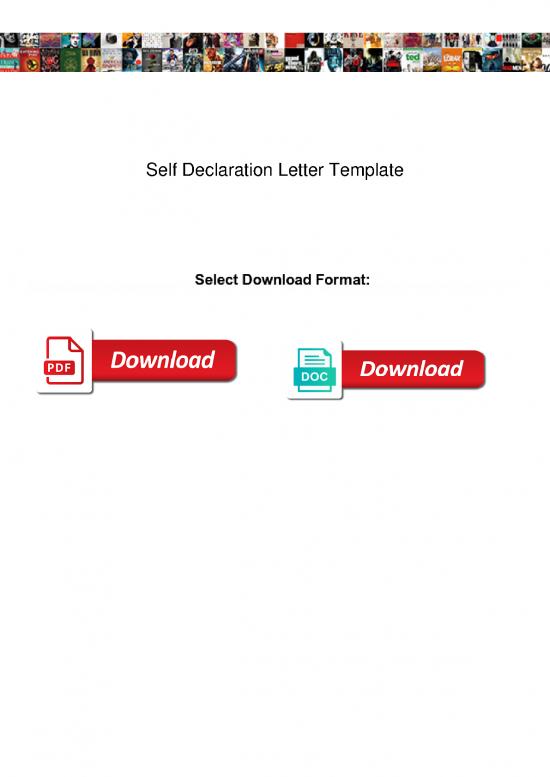 picture1_Letter Pdf 48547 | Self Declaration Letter Template