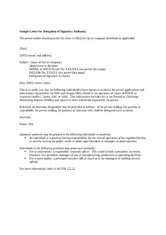 picture Authority Letter Format Word 48991 | Signatoryauthority