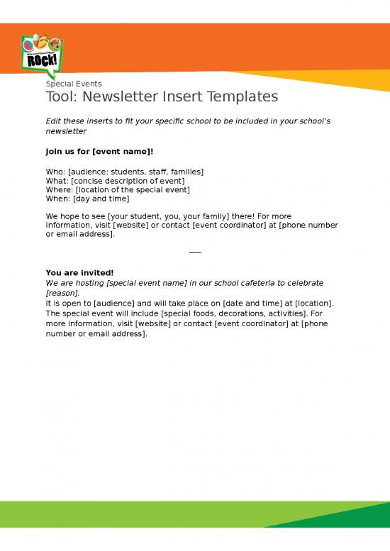 picture1_Microsoft Word Newsletter Template 47214 | Special Events Newsletter Insert Templates