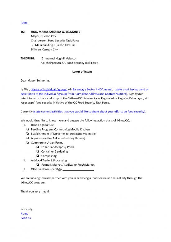 picture Letter Pdf 48100 | Template Sample Letter Of Intent