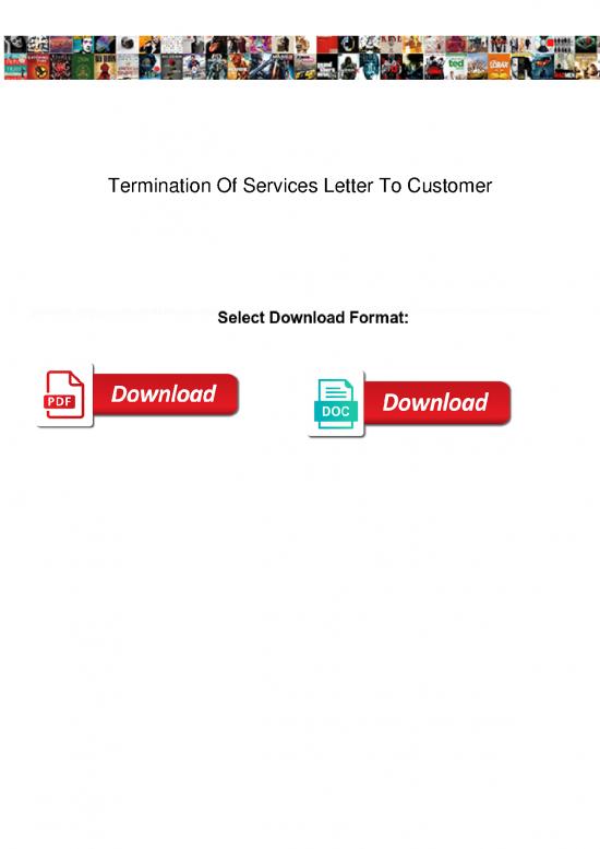 picture Letter Pdf 49187 | Termination Of Services Letter To Customer
