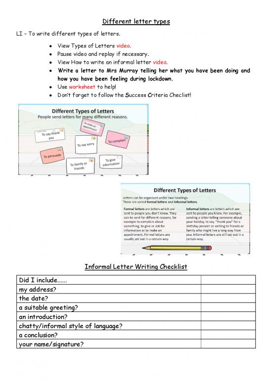 Letter Pdf 49134 Writing An Informal Letter