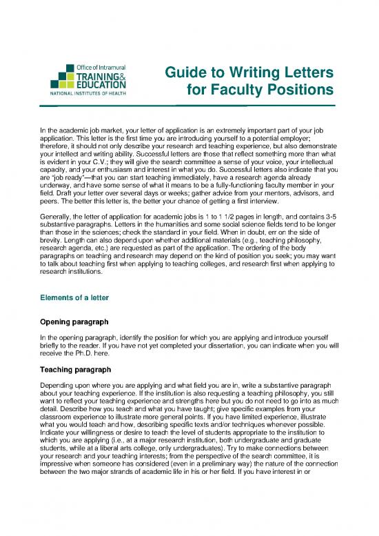 picture1_Letter Pdf 49207 | Writing Letters For Faculty Jobs