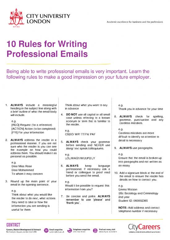 picture Email Writing Format Pdf 48492 | Writing Professional Emails