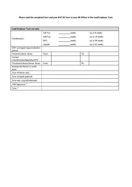 Application Format Pdf 47950 Application Form Maternity Leave V2 271117