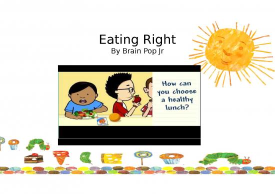 Healthy Eating Powerpoint 47065 | Eating Healthy