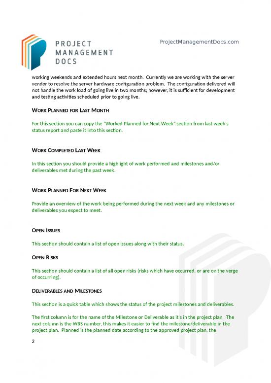 Ms word report templates free download 47170 project status report