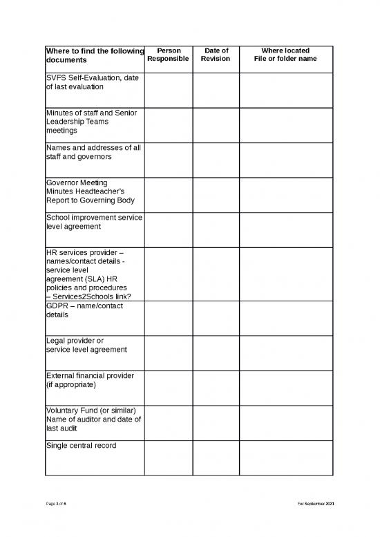 Word Document Report Template 47147 | 21 03 29 Headteacher Handover ...