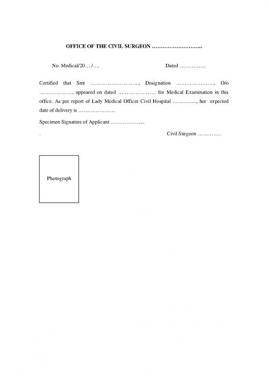 Application Format Pdf 49081 Maternity Leave Application Form Performa 5842