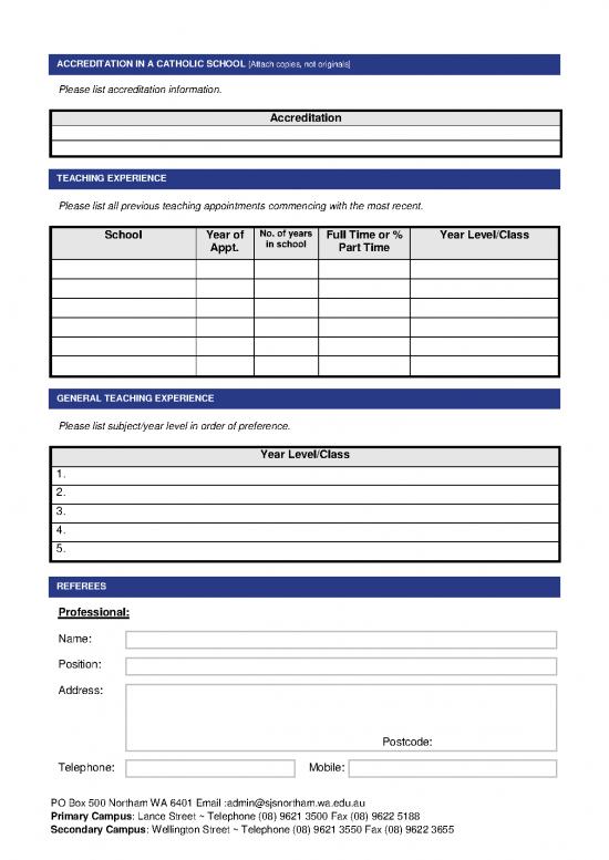 Letter Pdf 48176 | Relief Teacher Application Form