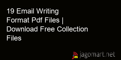 picture 19 Email Writing Format Pdf Files | Download Free Collection Files