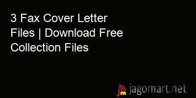picture 3 Fax Cover Letter Files | Download Free Collection Files