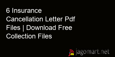 picture 6 Insurance Cancellation Letter Pdf Files | Download Free Collection Files