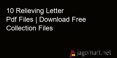 picture 10 Relieving Letter Pdf Files | Download Free Collection Files