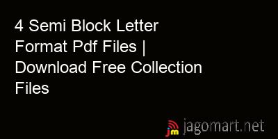 picture 4 Semi Block Letter Format Pdf Files | Download Free Collection Files