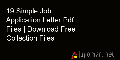 picture_19 Simple Job Application Letter Pdf Files | Download Free Collection Files