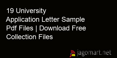 picture 19 University Application Letter Sample Pdf Files | Download Free Collection Files