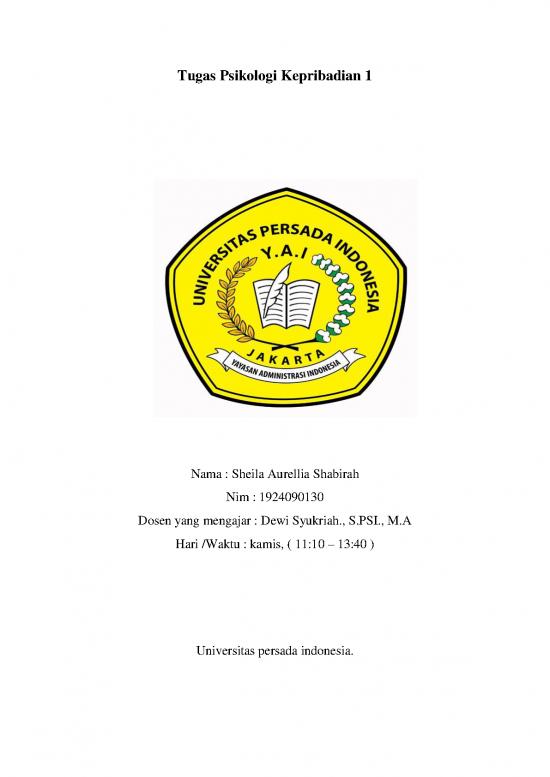 picture1_Psikologi Pdf 51348 | 03tugas Psikolog Kepribadian