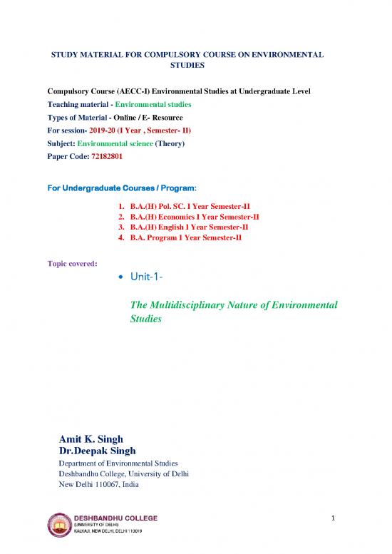 picture The Environment Pdf 50525 | 1587401288 Ba(h) Psc Eco Eng Ba(p) Ii Environment