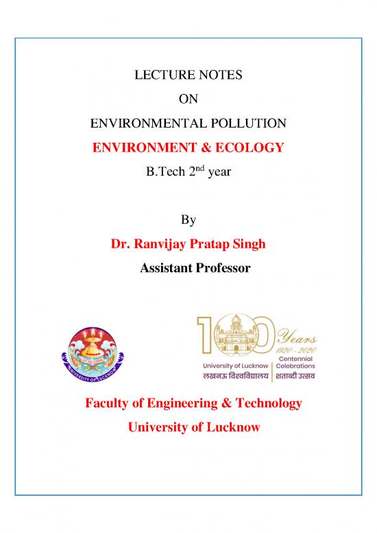 Environmental Pollution Notes Pdf 50894 | 202005012116016435ranvijay ...