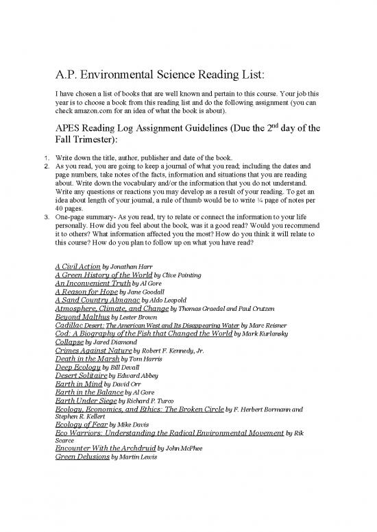 picture Environmental Notes Pdf 50502 | 2020 Apes Summer Assignment