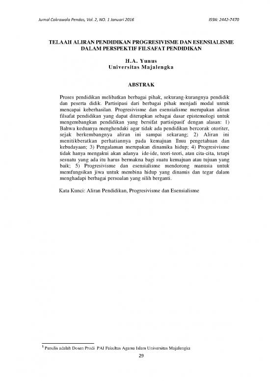 picture1_Filsafat Ilmu Pdf 51365 | 266406 Telaah Aliran Pendidikan Progresivisme D 56195c6c