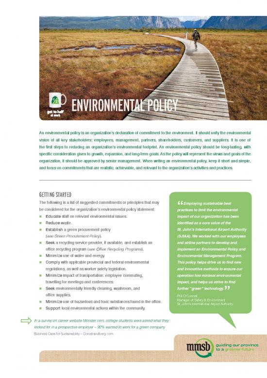 picture The Environment Pdf 49921 | 3 Offices Environmental Policy