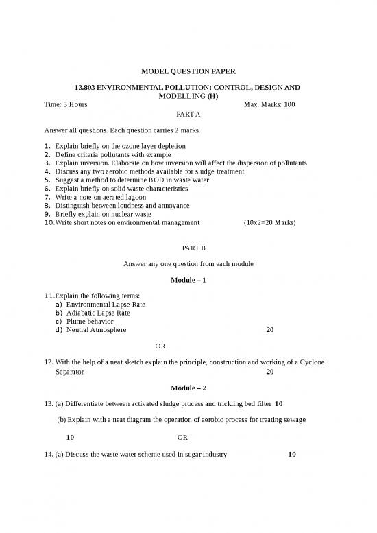picture Environmental Pollution Notes Pdf 50871 | 3envpollucontroldesignandmodelling1491027655
