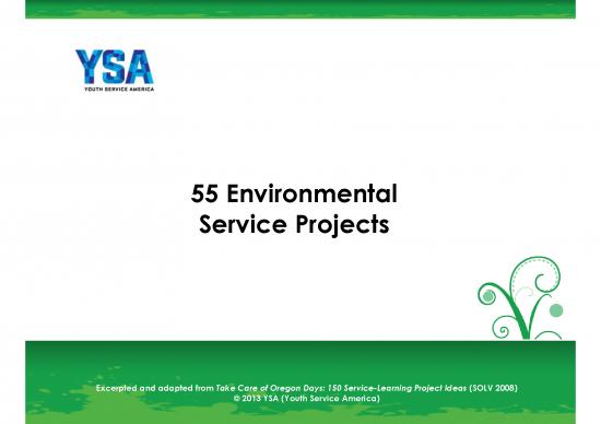 picture_Research Pdf 50270 | 55 Environmental Service Projects