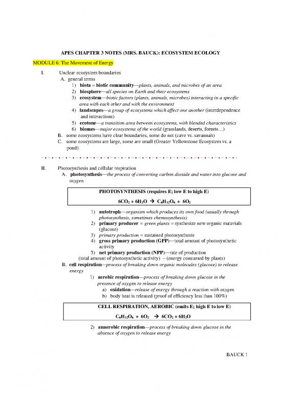 picture The Environment Pdf 50879 | Apes Notes 3