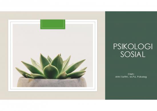 picture Psikolog Pdf 51316 | Arin Pengantar Psikologi Sosial