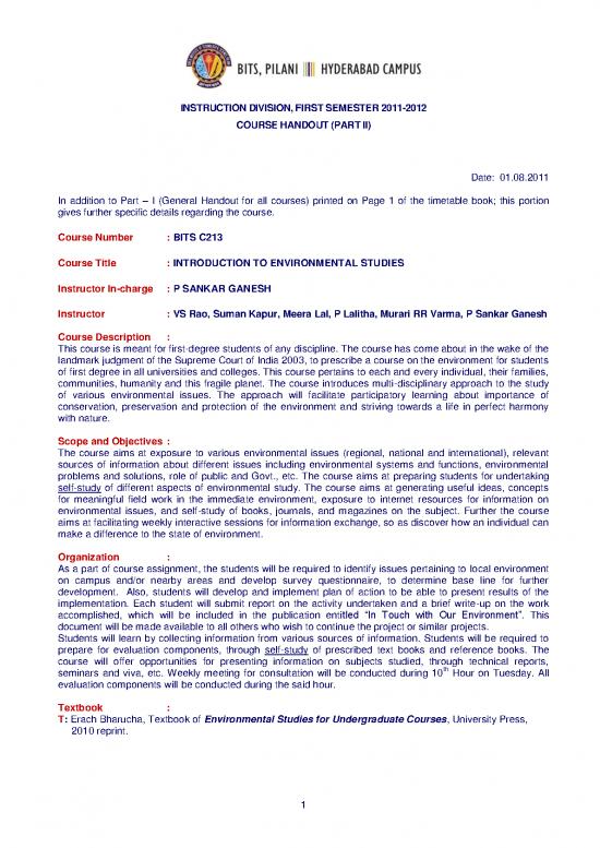 picture The Environment Pdf 50424 | Bits C213