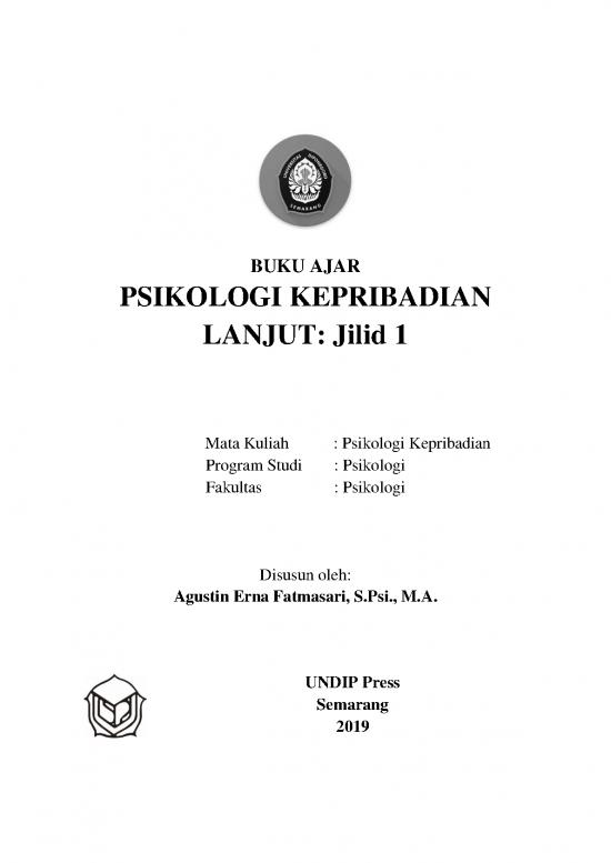 picture Psikologi Pdf 51242 | Buku Ajar Kepribadian Lanjut 2019
