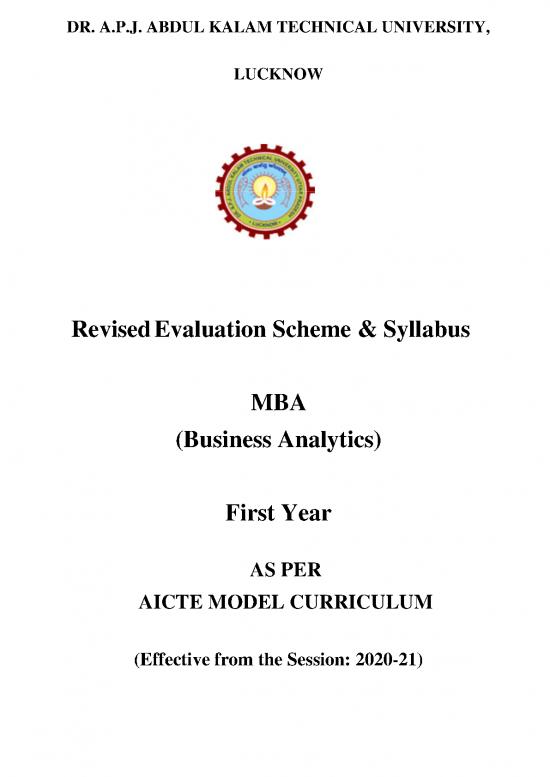 picture1_Curriculum Evaluation Pdf 49819 | Business Analytics First Year Syllabus