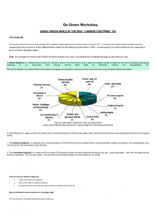 picture_The Environment Pdf 50885 | Carbon Footprint 101