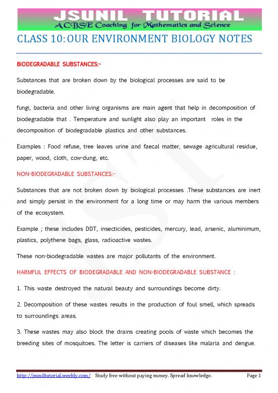 picture_The Environment Pdf 49827 | Class10 Chapter Envirionment Study Notes