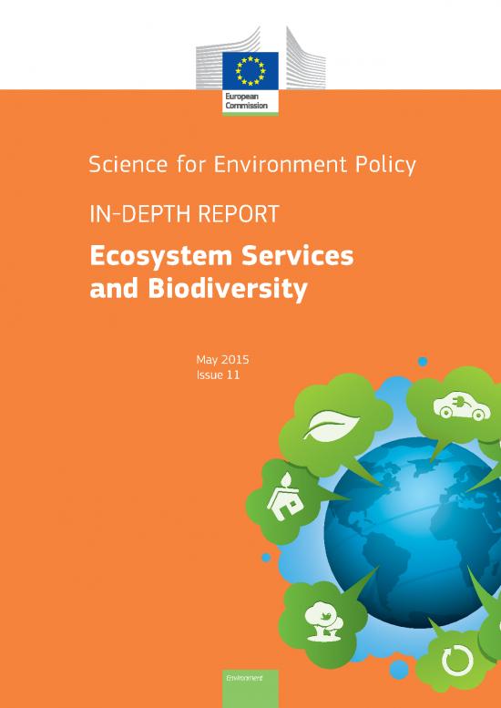 The Environment Pdf 49641 | Ecosystem Services Biodiversity Ir11 En