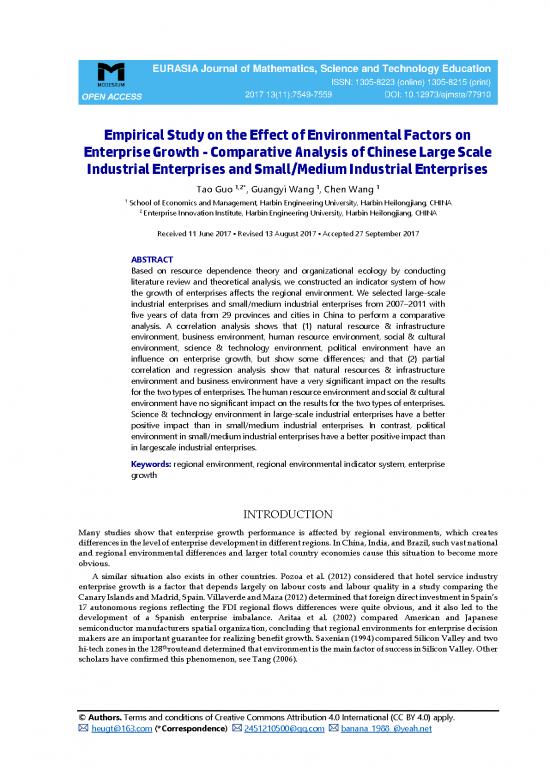picture_Environmental Management System Example Pdf 50595 | Empirical Study On The Effect Of Environmental Factors On Enterprise Growth Comparative Analysis 5141