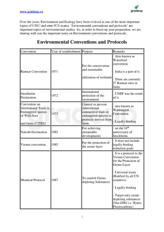 picture The Environment Pdf 49469 | Environment Conventions And Protocols English